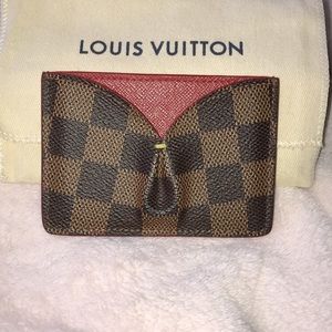Louis Vuitton Caissa Card holder (Cerise)